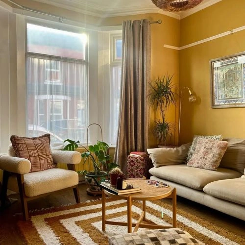 Photo of color Farrow and Ball 51 Sudbury Yellow