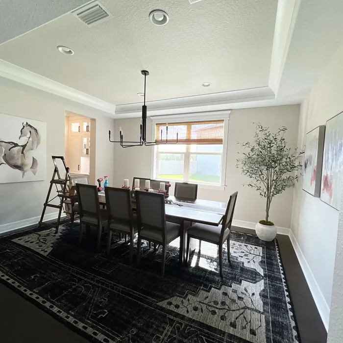 Sherwin Williams City Loft dining room color