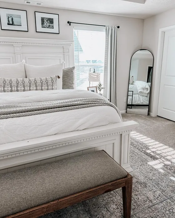 Sherwin Williams City Loft bedroom 