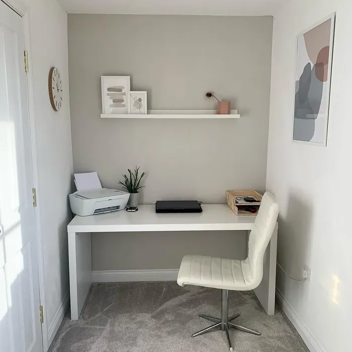 Dulux Egyptian Cotton home office color