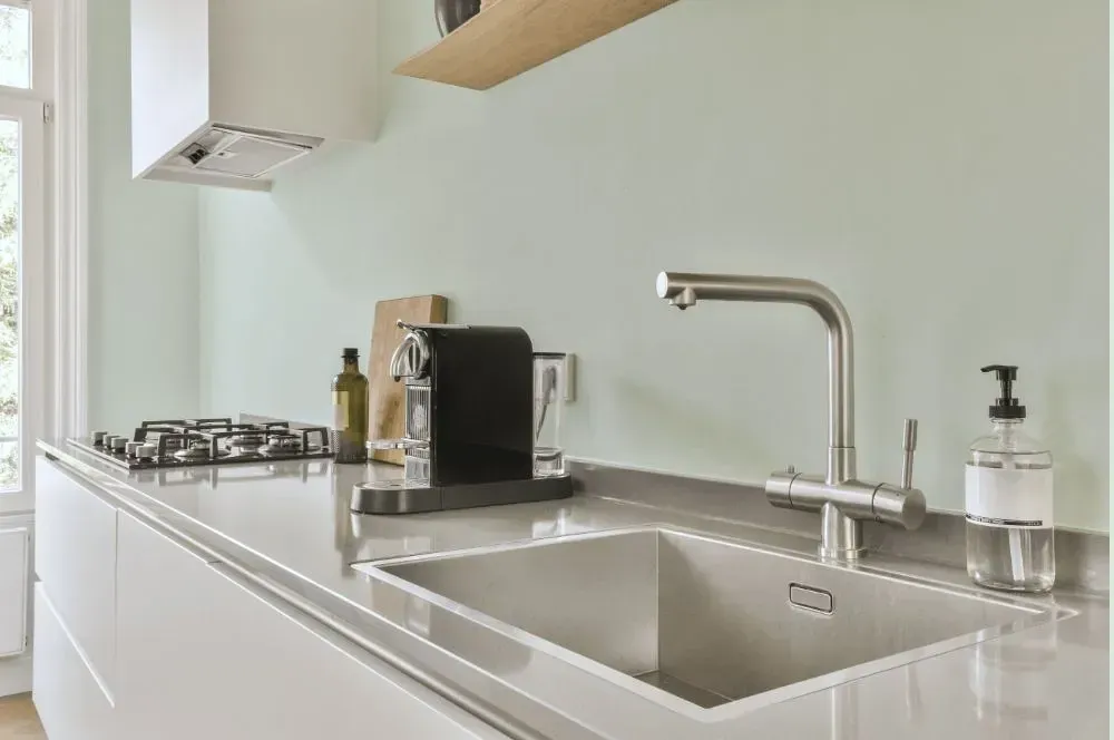 NCS S 0507-G kitchen painted backsplash