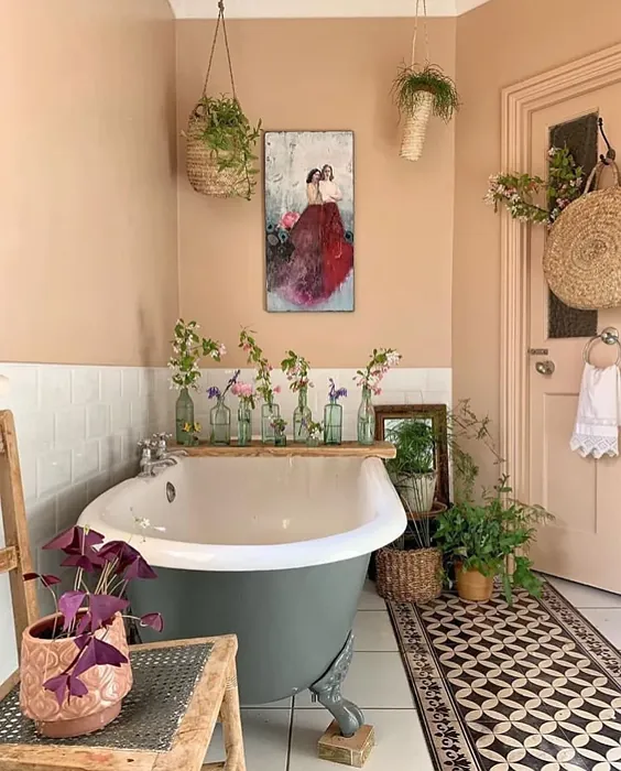 Farrow and Ball Setting Plaster bathroom 