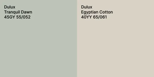 Tranquil Dawn and Egyptian Cotton comparison